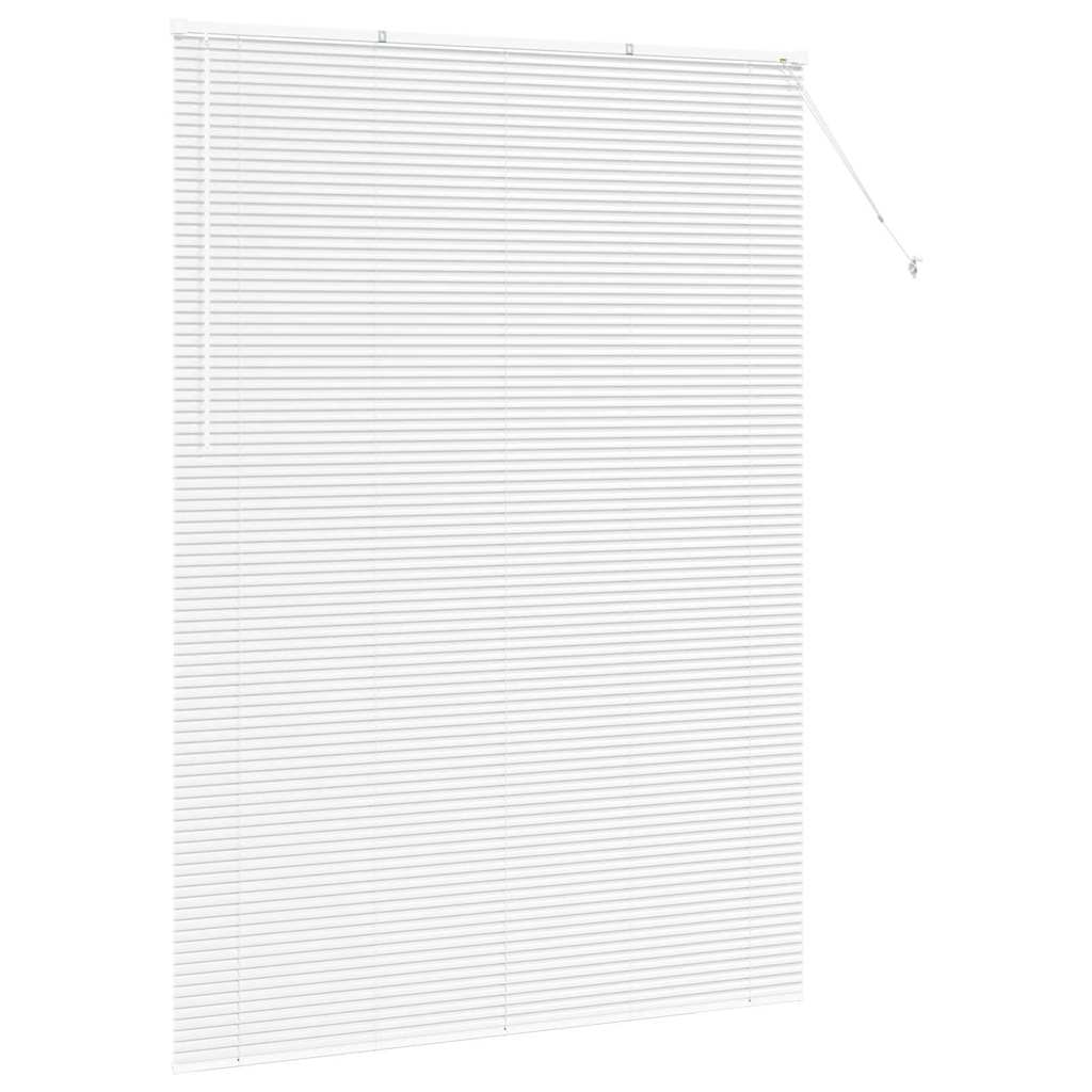 Venecijanski zastore Bijelo 220 x 160 cm Aluminij