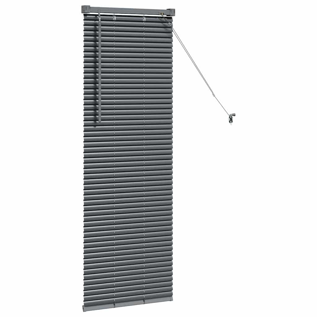 Venecijanski zastore Tamno siva 130 x 50 cm Aluminij