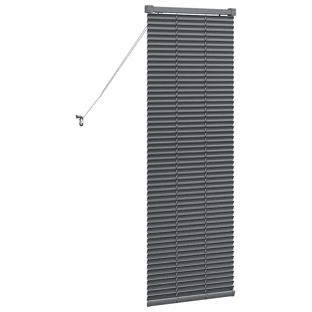 Venecijanski zastore Tamno siva 130 x 50 cm Aluminij