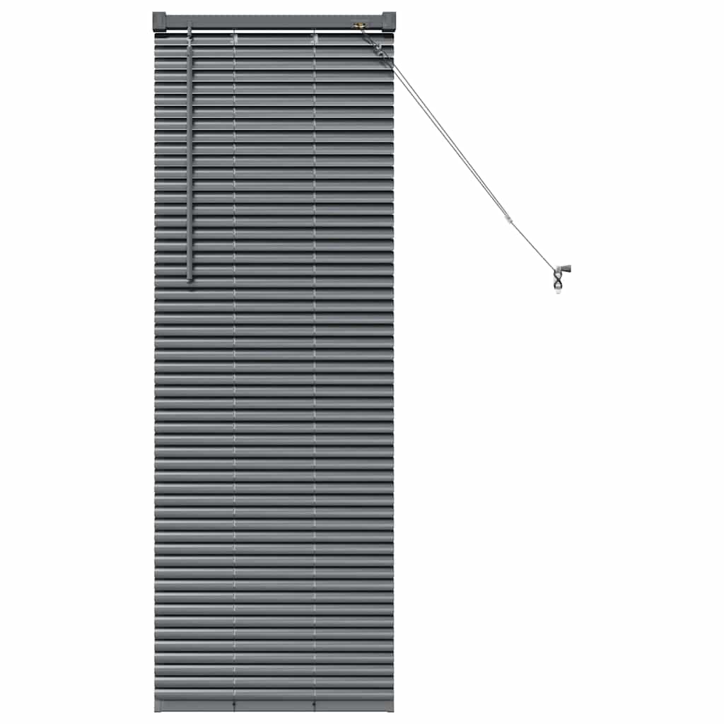 Venecijanski zastore Tamno siva 130 x 50 cm Aluminij