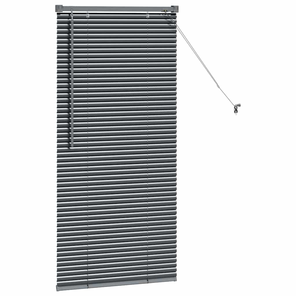 Venecijanski zastore Tamno siva 130 x 55 cm Aluminij