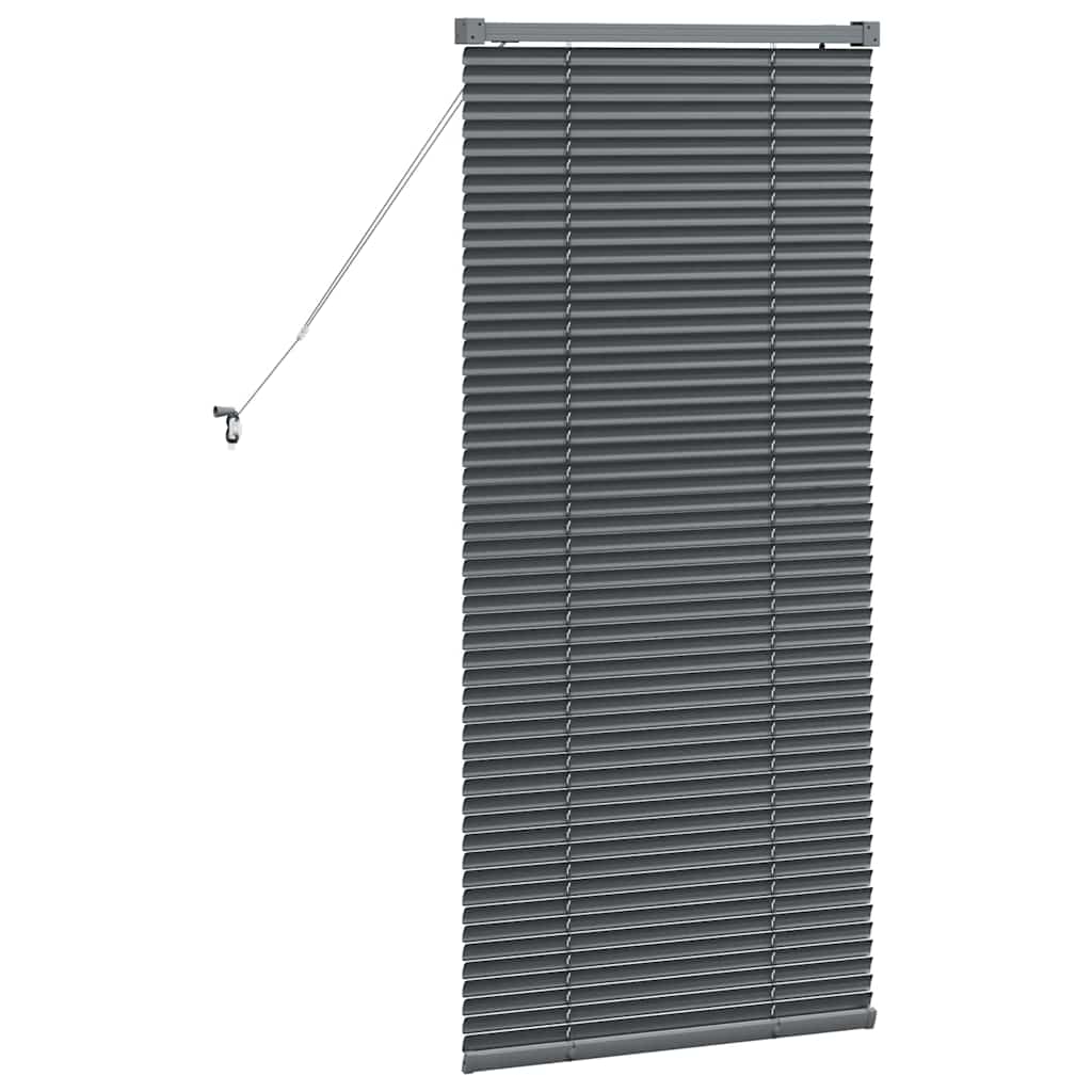 Venecijanski zastore Tamno siva 130 x 55 cm Aluminij