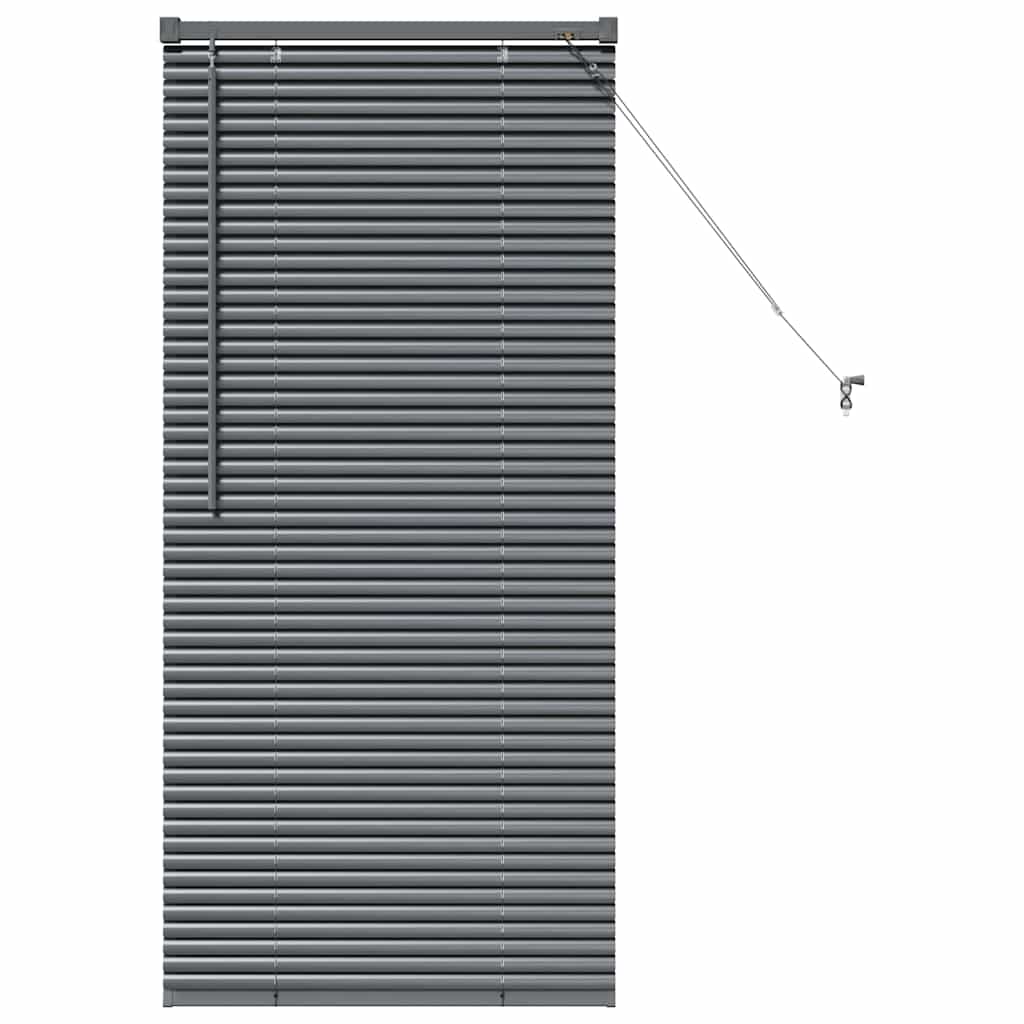 Venecijanski zastore Tamno siva 130 x 55 cm Aluminij