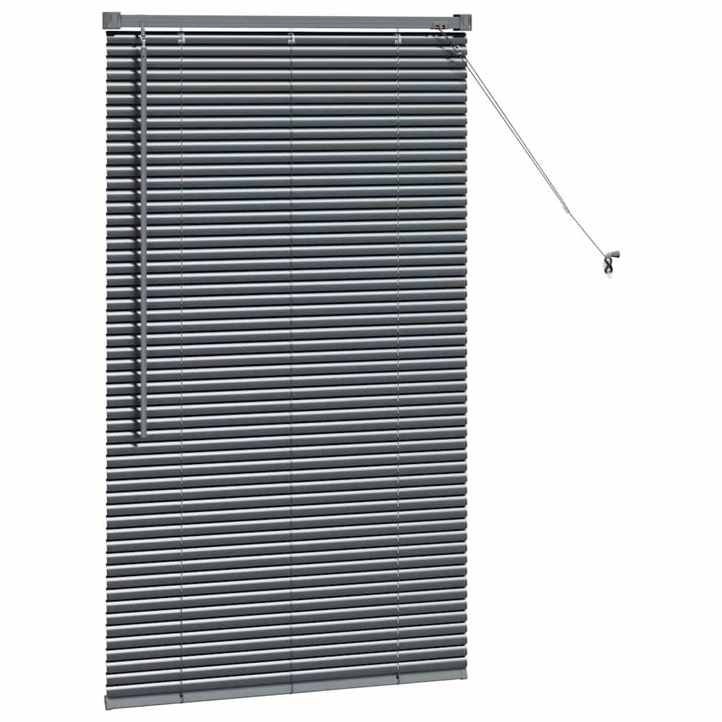 Venecijanski zastore Tamno siva 130 x 70 cm Aluminij