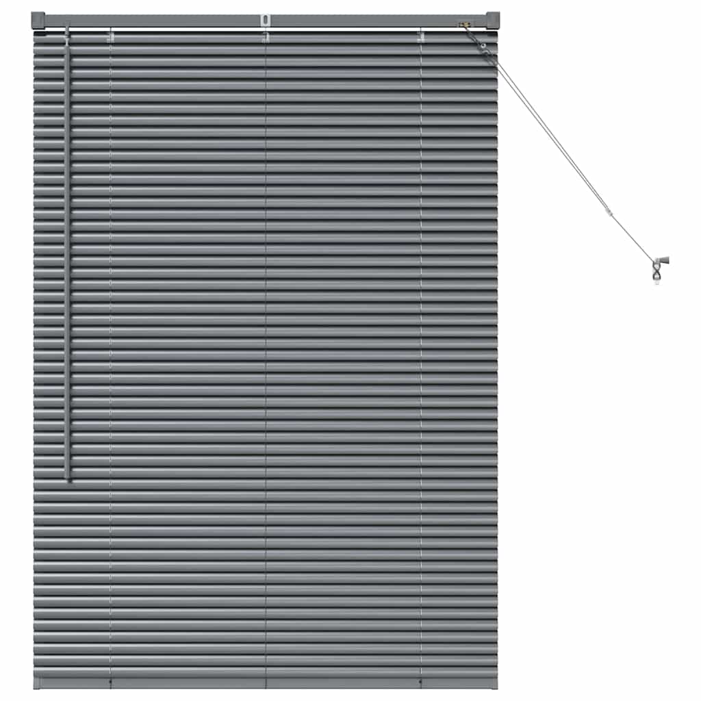 Venecijanski zastore Tamno siva 130 x 85 cm Aluminij