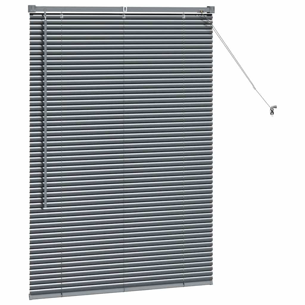 Venecijanski zastore Tamno siva 130 x 90 cm Aluminij
