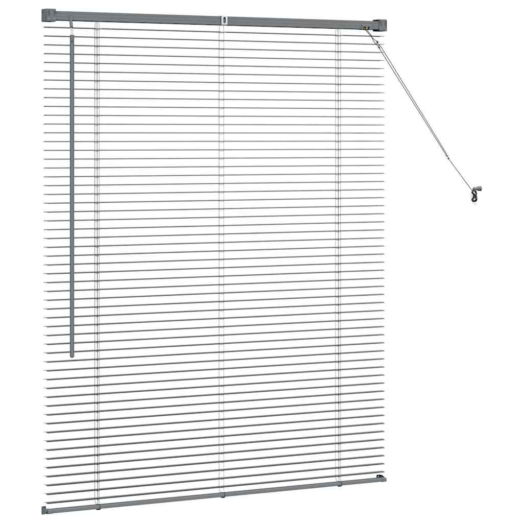 Venecijanski zastore Tamno siva 130 x 105 cm Aluminij