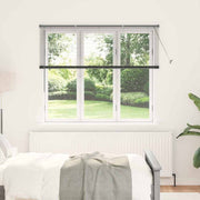 Venecijanski zastore Tamno siva 130 x 155 cm Aluminij