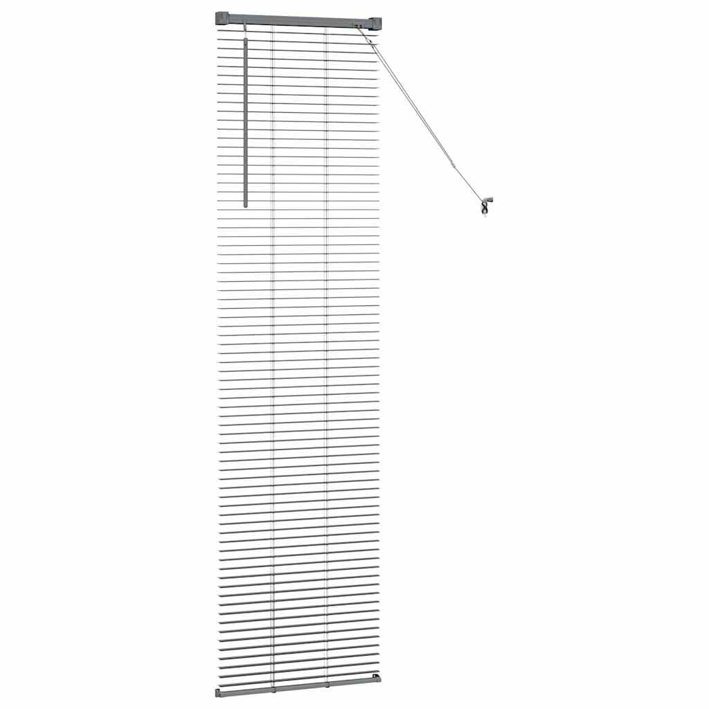 Venecijanski zastore Tamno siva 175 x 40 cm Aluminij