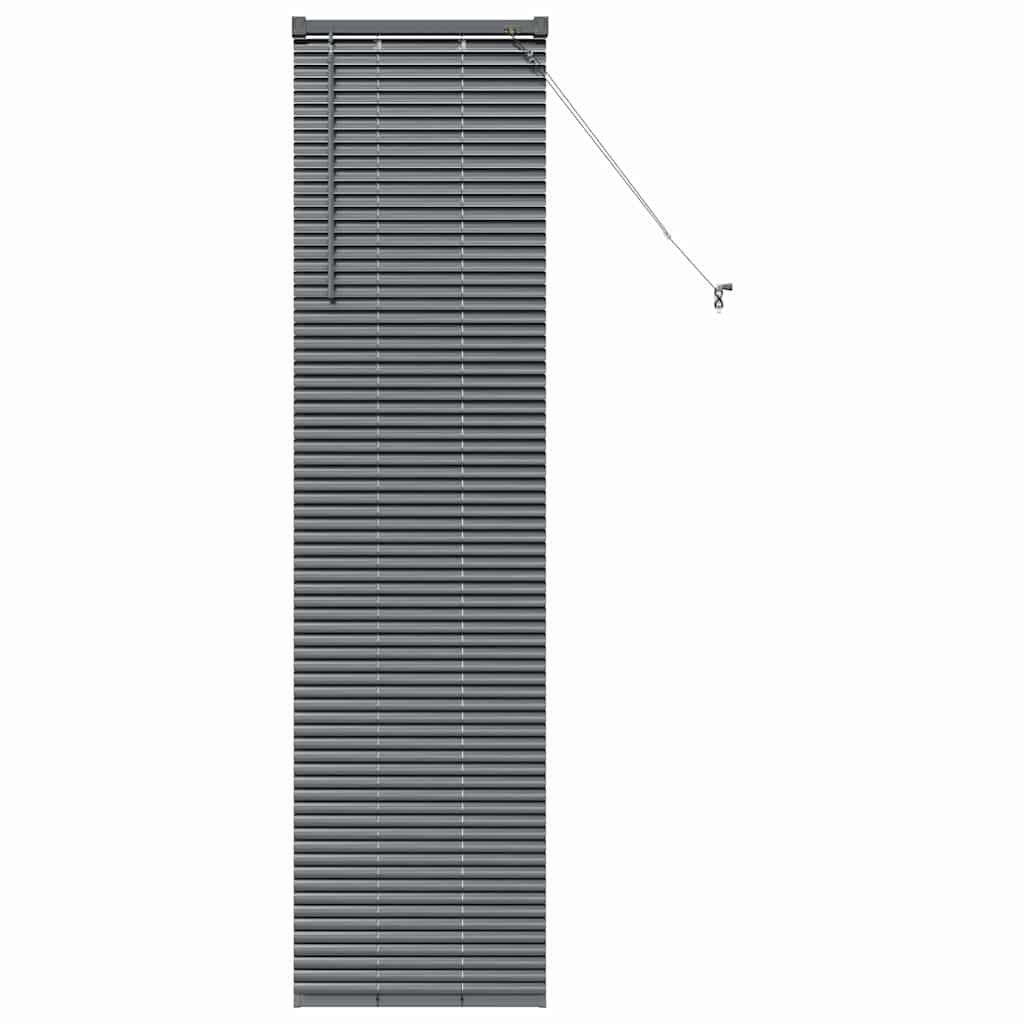 Venecijanski zastore Tamno siva 175 x 45 cm Aluminij
