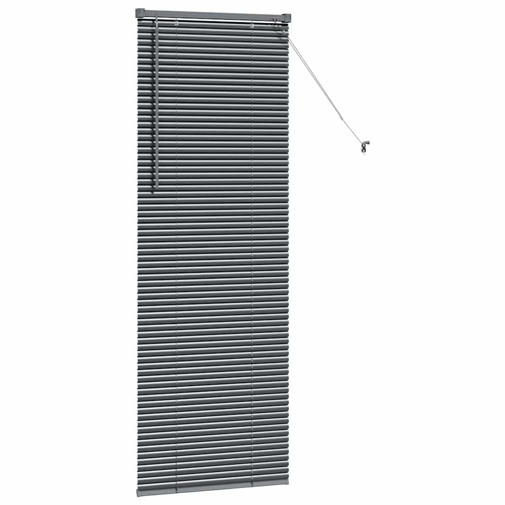 Venecijanski zastore Tamno siva 175 x 60 cm Aluminij