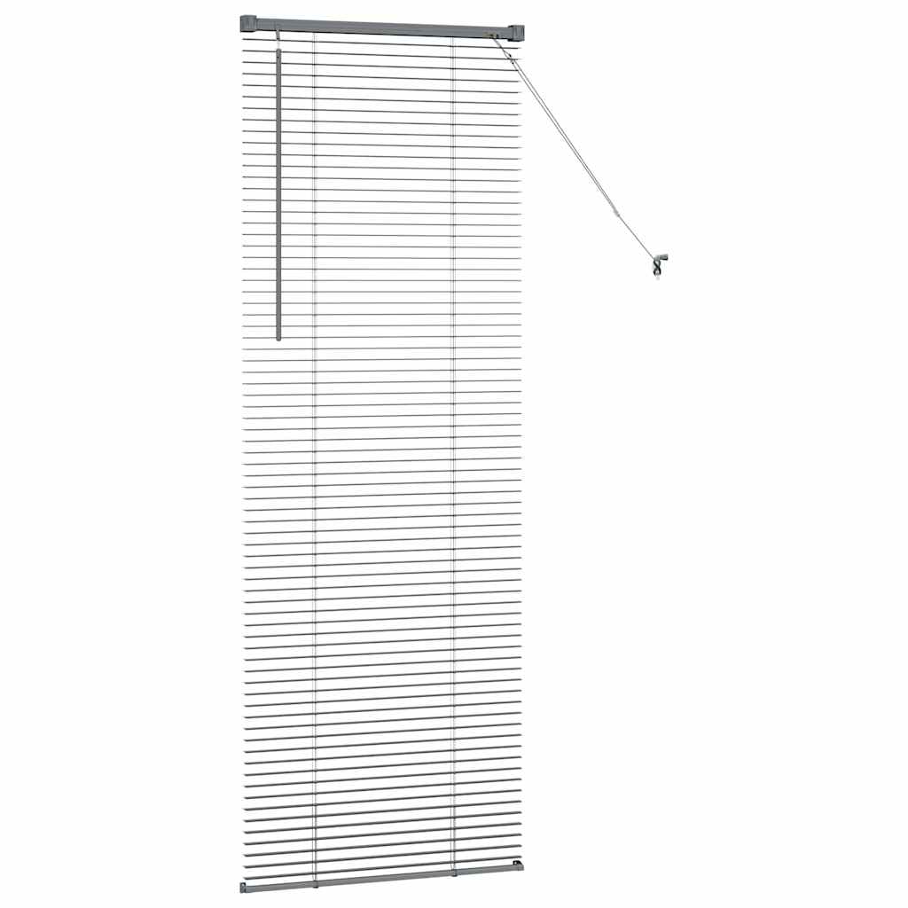 Venecijanski zastore Tamno siva 175 x 60 cm Aluminij