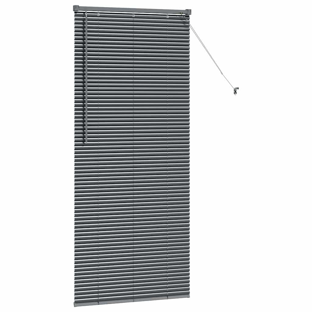 Venecijanski zastore Tamno siva 175 x 75 cm Aluminij