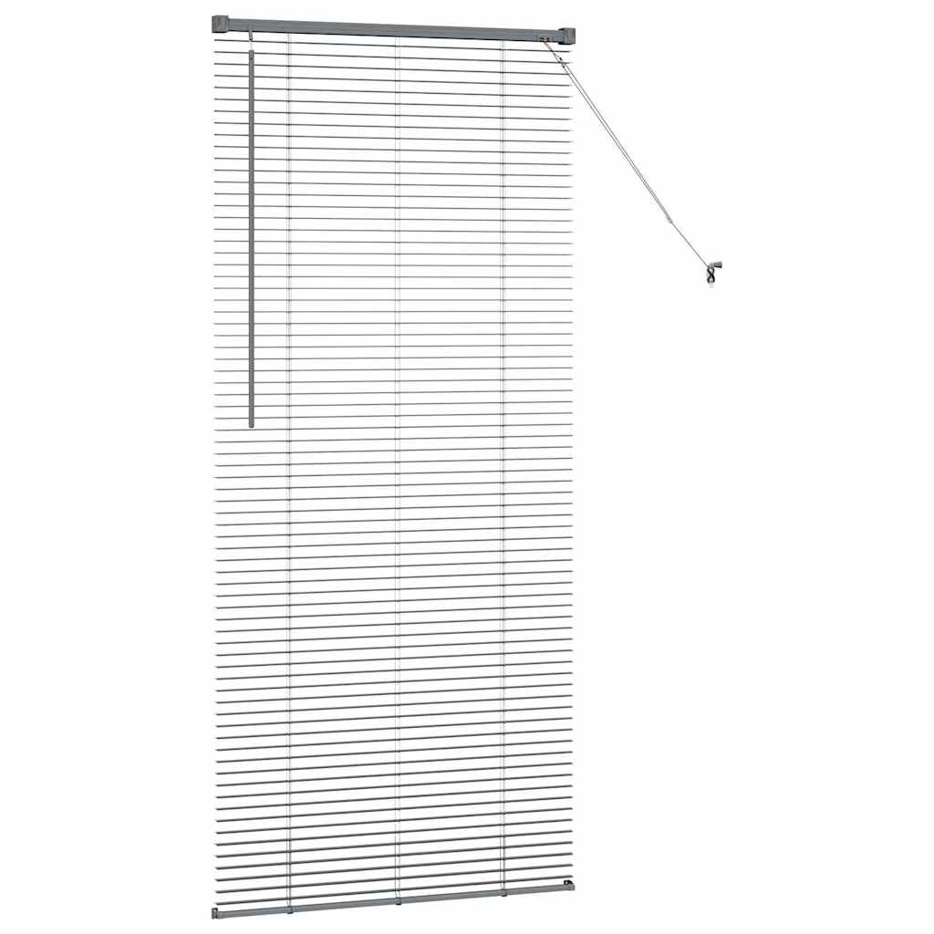 Venecijanski zastore Tamno siva 175 x 75 cm Aluminij