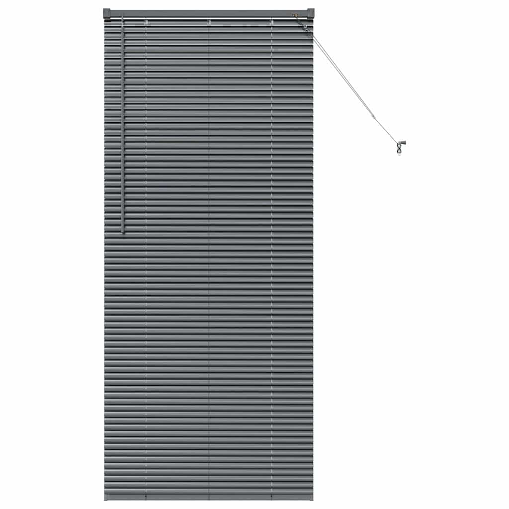 Venecijanski zastore Tamno siva 175 x 75 cm Aluminij