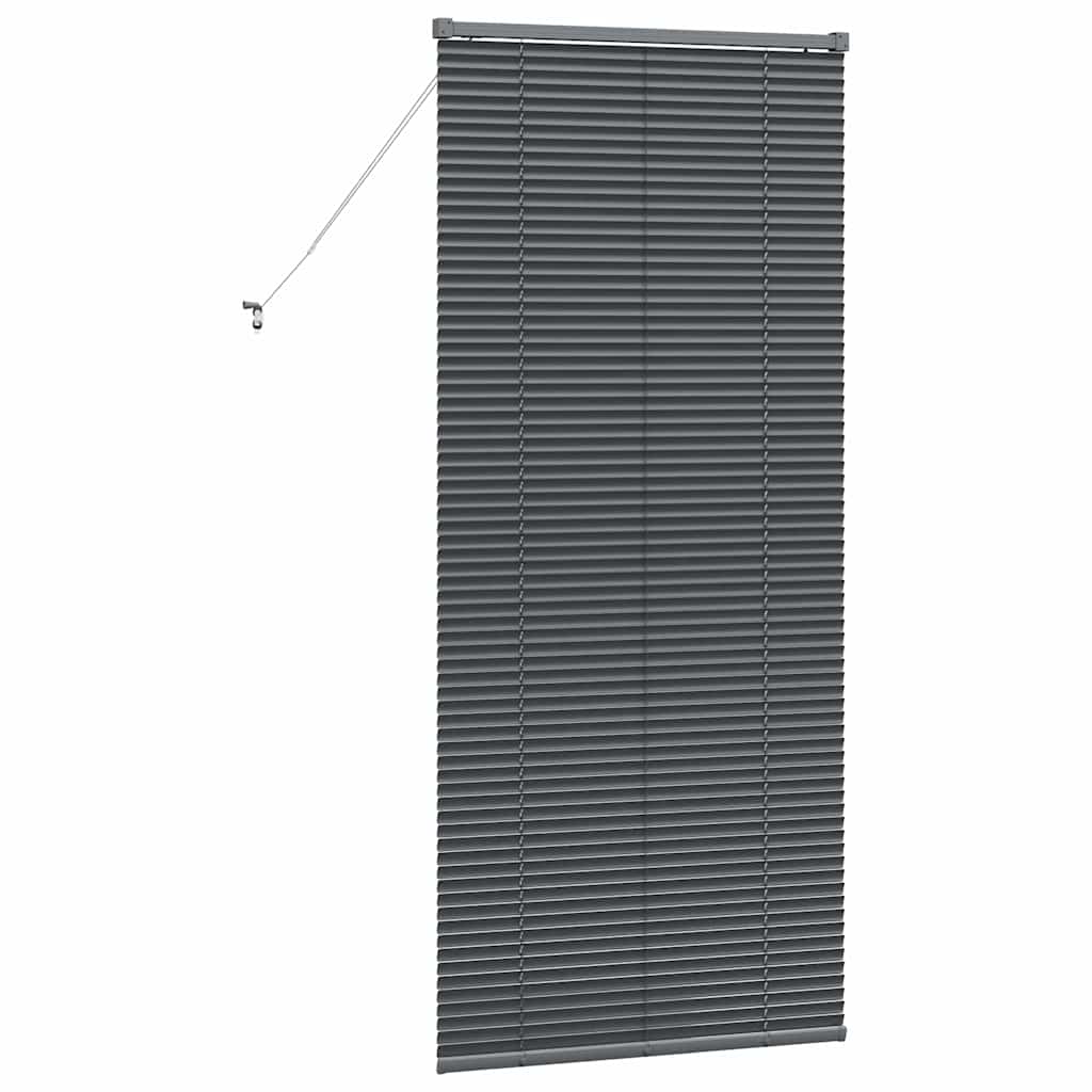 Venecijanski zastore Tamno siva 175 x 80 cm Aluminij