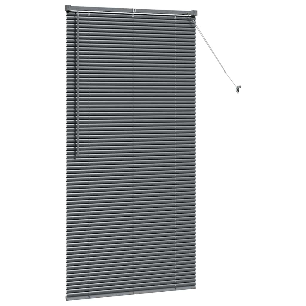 Venecijanski zastore Tamno siva 175 x 95 cm Aluminij