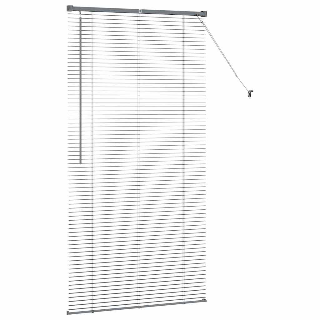 Venecijanski zastore Tamno siva 175 x 95 cm Aluminij