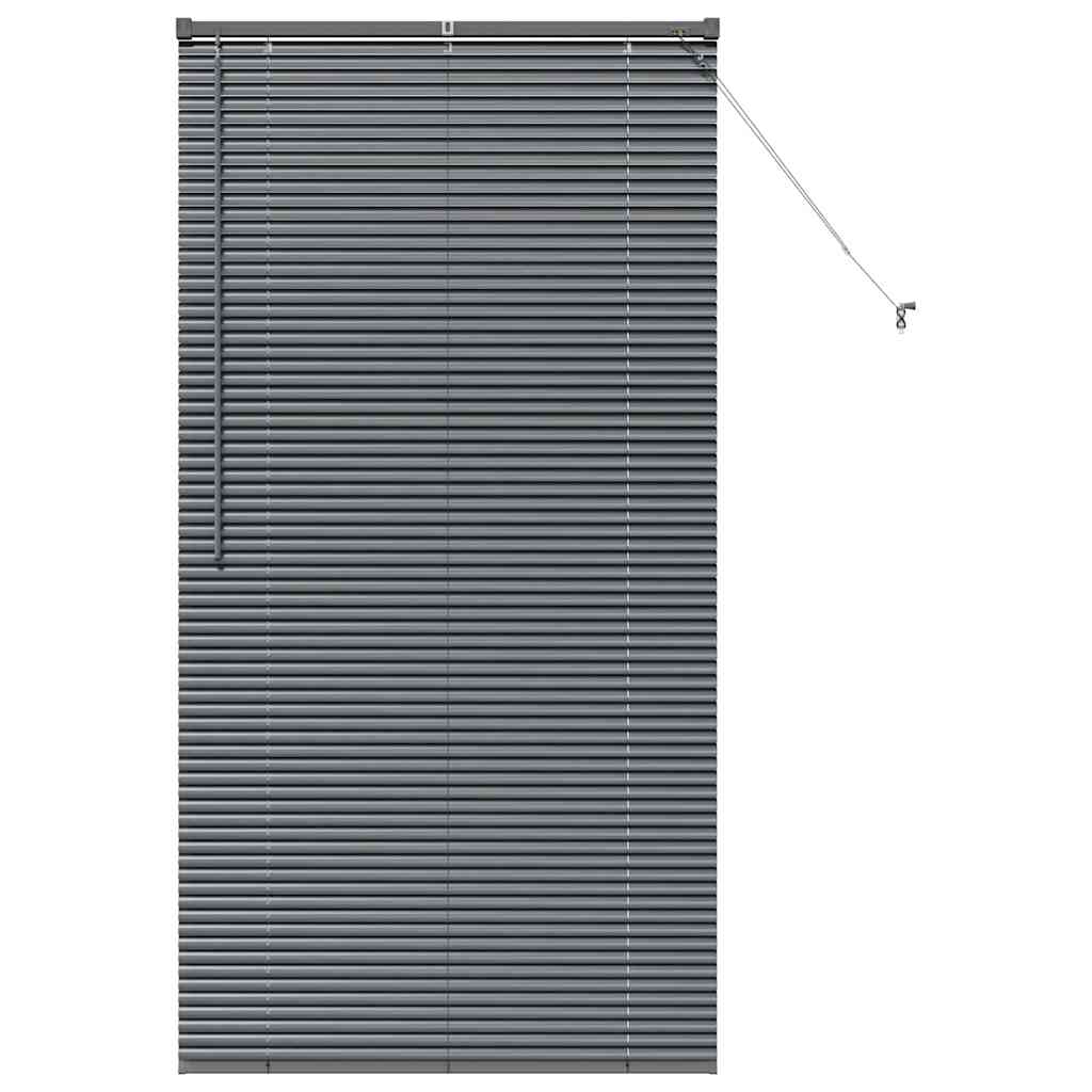 Venecijanski zastore Tamno siva 175 x 95 cm Aluminij