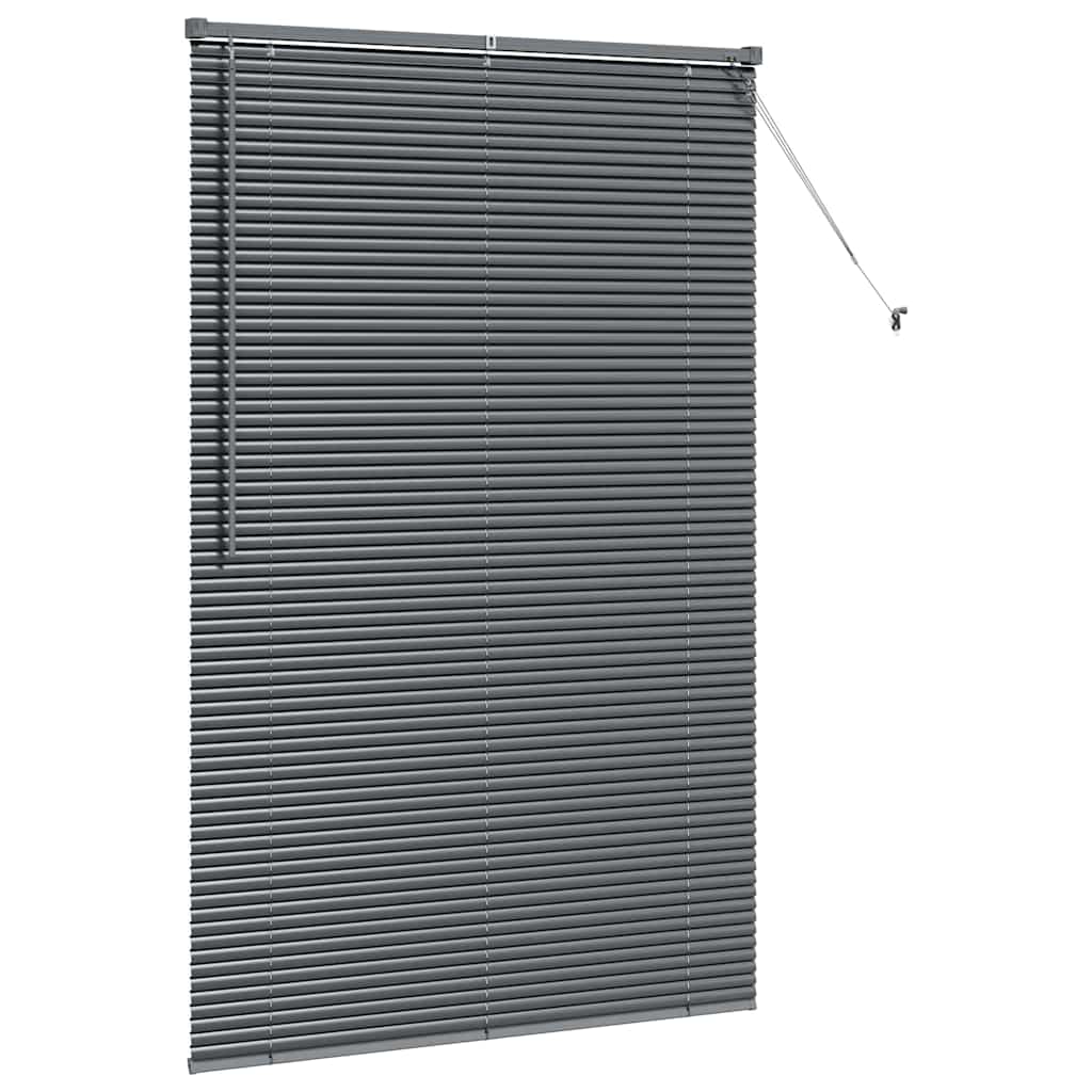 Venecijanski zastore Tamno siva 175 x 110 cm Aluminij
