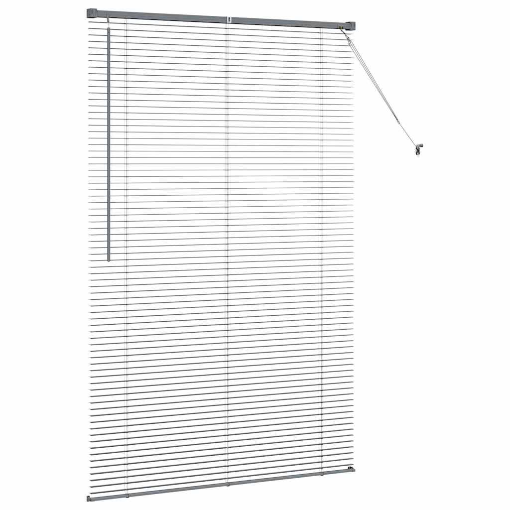 Venecijanski zastore Tamno siva 175 x 110 cm Aluminij