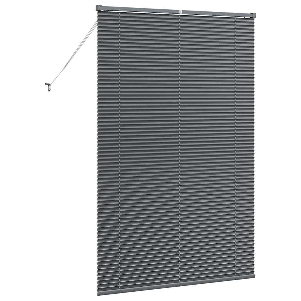 Venecijanski zastore Tamno siva 175 x 110 cm Aluminij