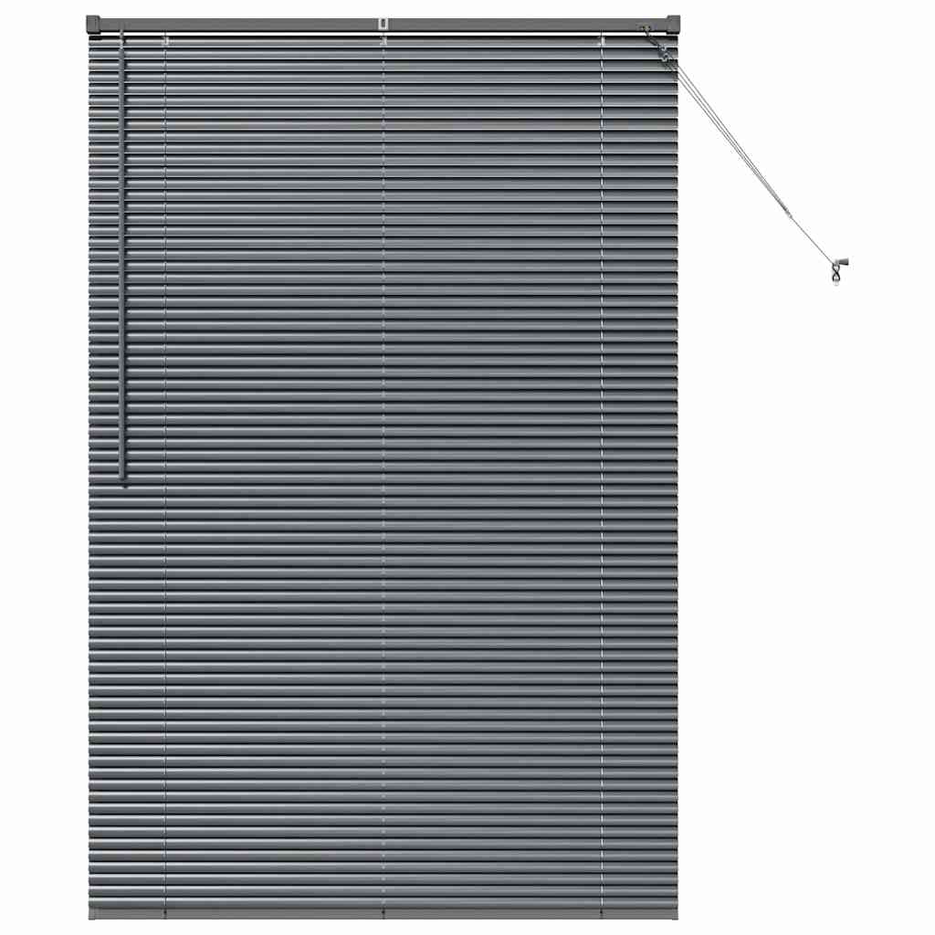 Venecijanski zastore Tamno siva 175 x 110 cm Aluminij
