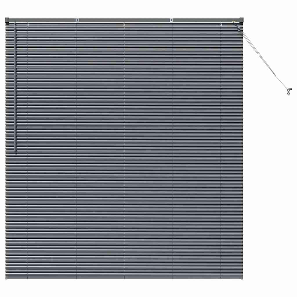 Venecijanski zastore Tamno siva 175 x 160 cm Aluminij