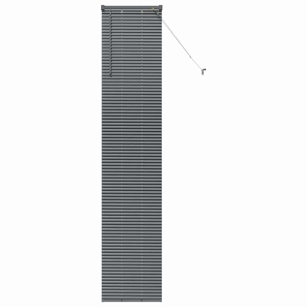 Venecijanski zastore Tamno siva 220 x 40 cm Aluminij
