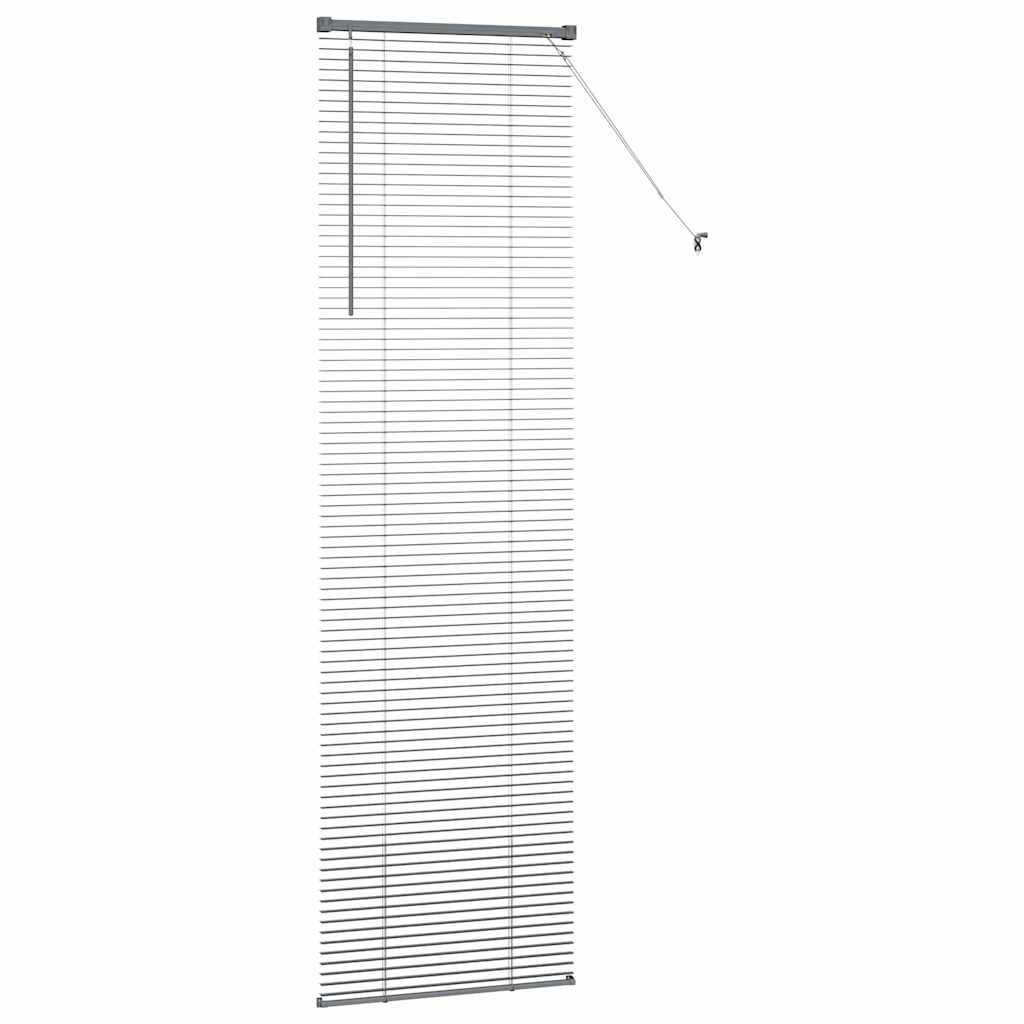 Venecijanski zastore Tamno siva 220 x 55 cm Aluminij