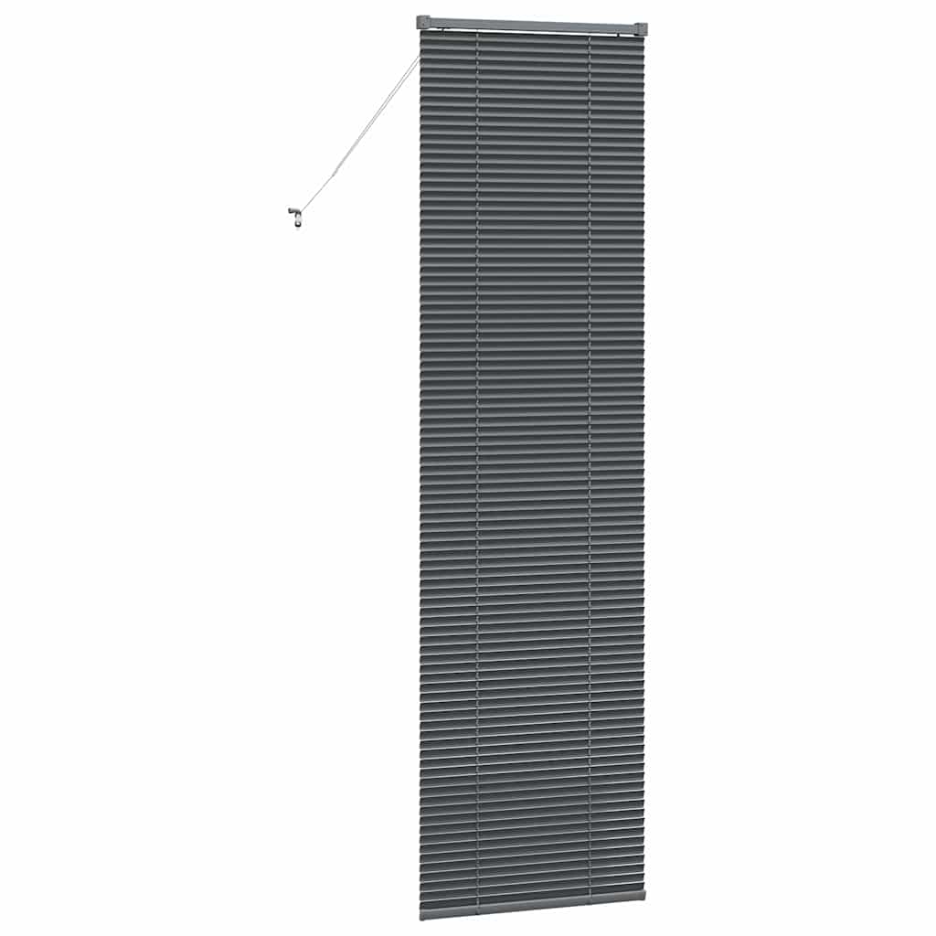 Venecijanski zastore Tamno siva 220 x 55 cm Aluminij