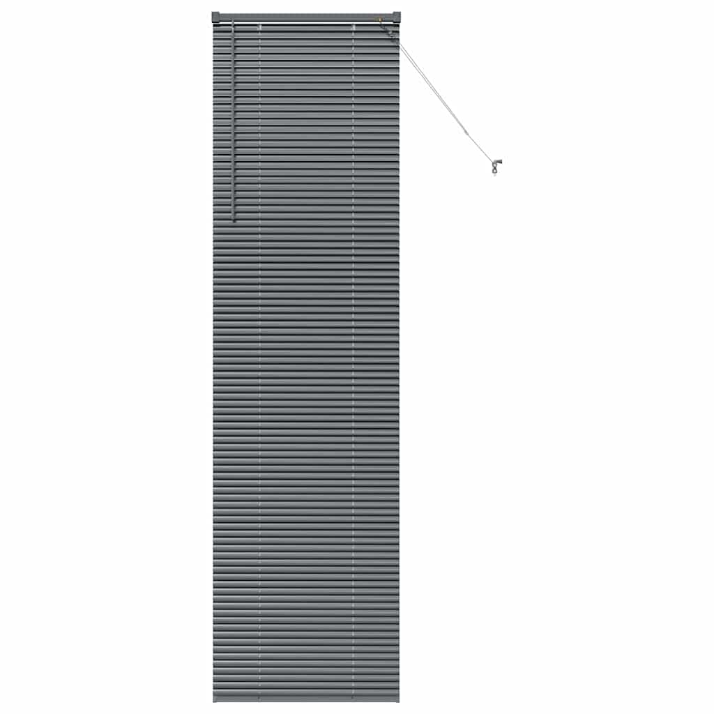 Venecijanski zastore Tamno siva 220 x 55 cm Aluminij