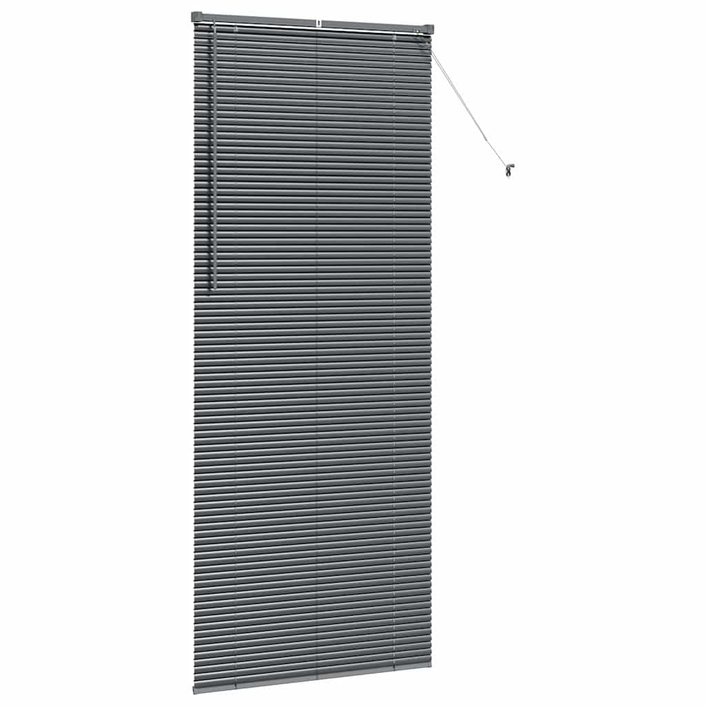 Venecijanski zastore Tamno siva 220 x 85 cm Aluminij