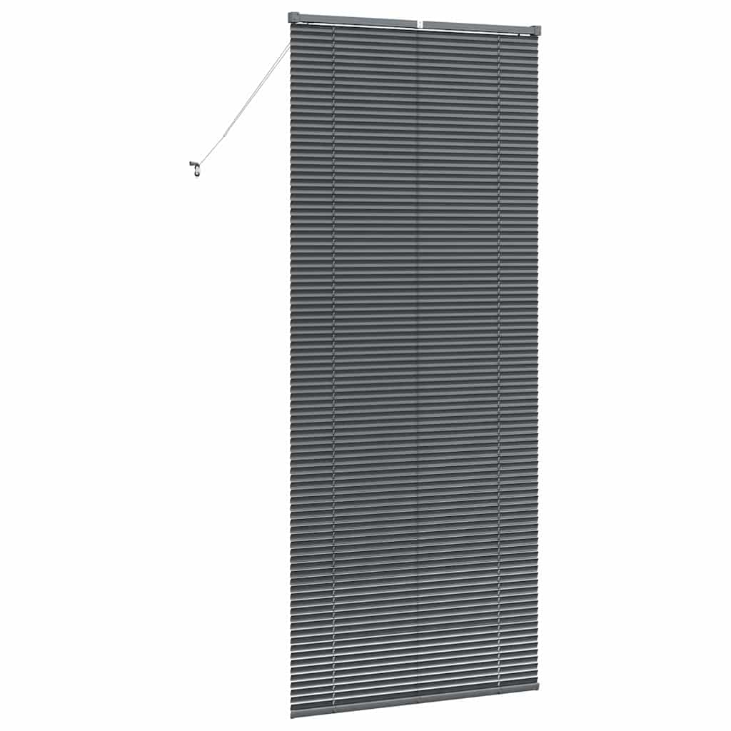 Venecijanski zastore Tamno siva 220 x 85 cm Aluminij