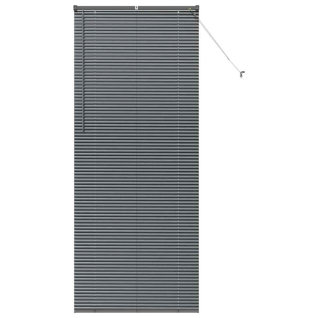 Venecijanski zastore Tamno siva 220 x 85 cm Aluminij