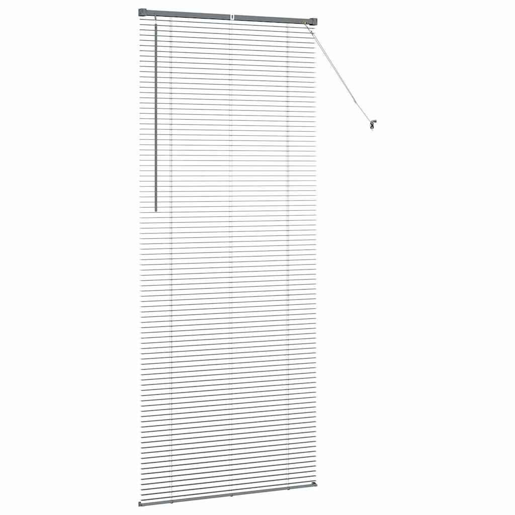 Venecijanski zastore Tamno siva 220 x 95 cm Aluminij