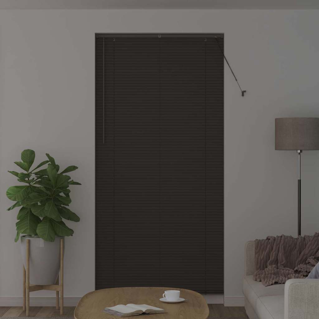 Venecijanski zastore Tamno siva 220 x 100 cm Aluminij