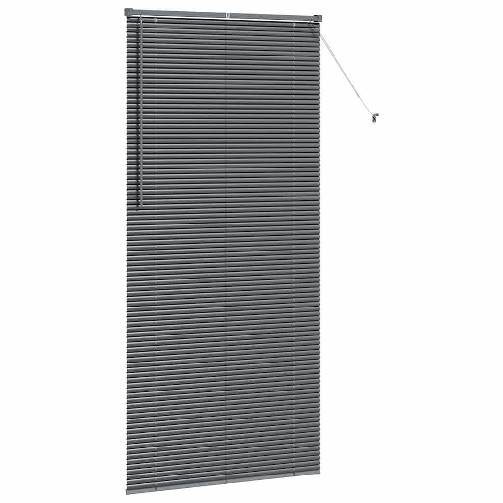 Venecijanski zastore Tamno siva 220 x 105 cm Aluminij