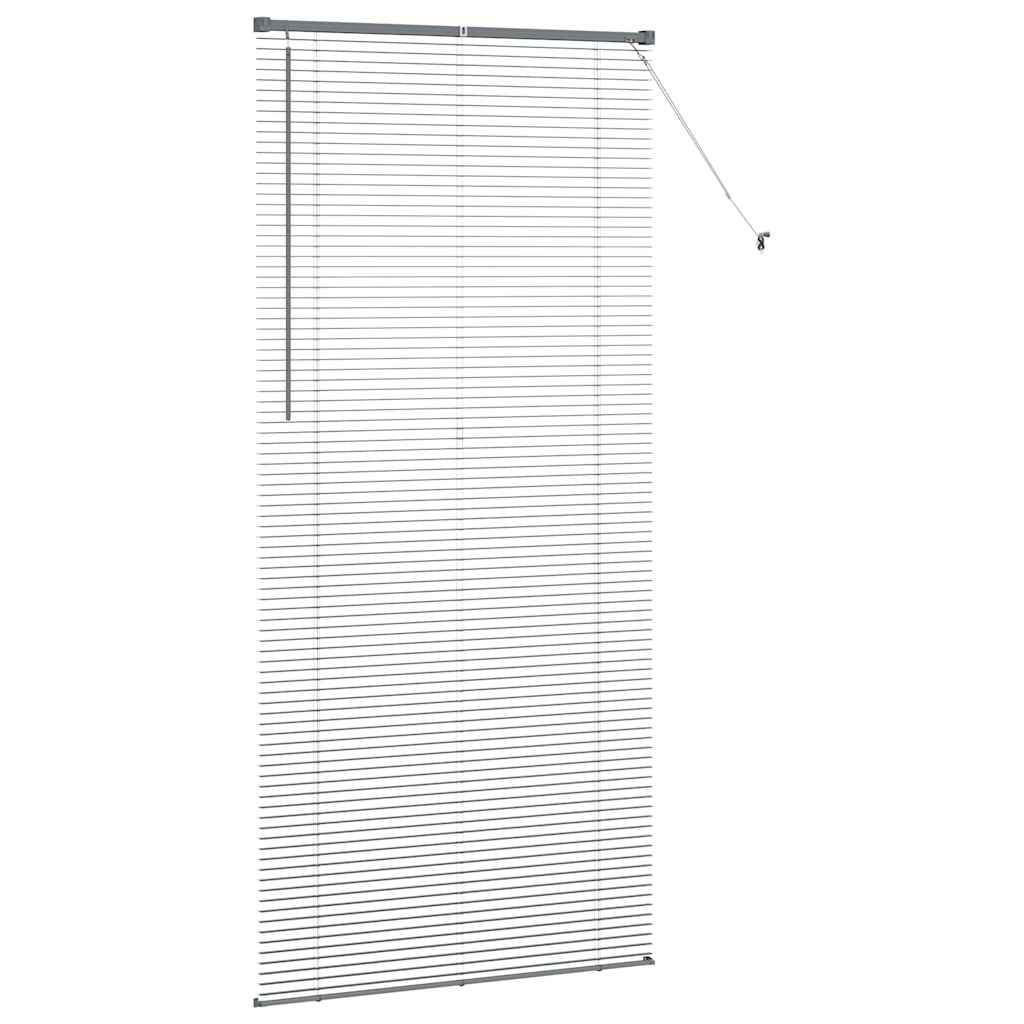 Venecijanski zastore Tamno siva 220 x 105 cm Aluminij