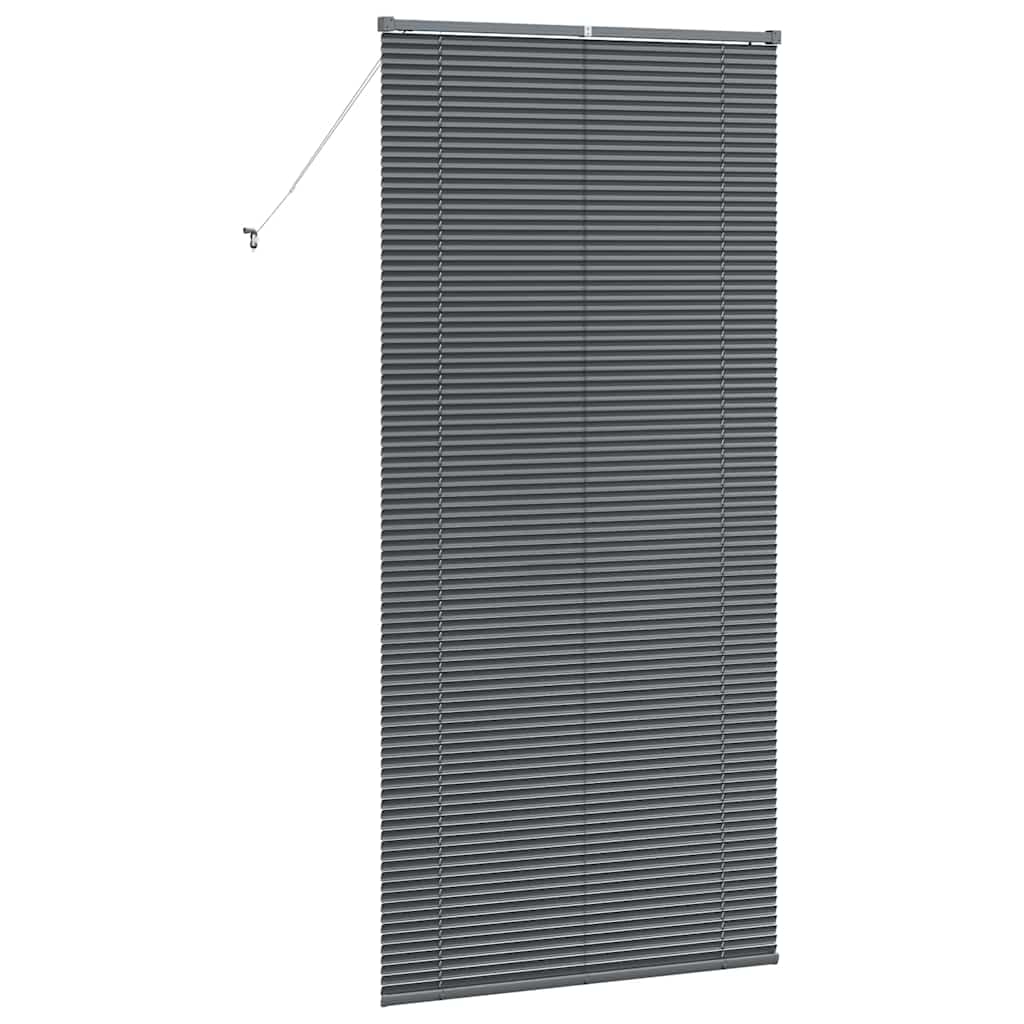 Venecijanski zastore Tamno siva 220 x 105 cm Aluminij