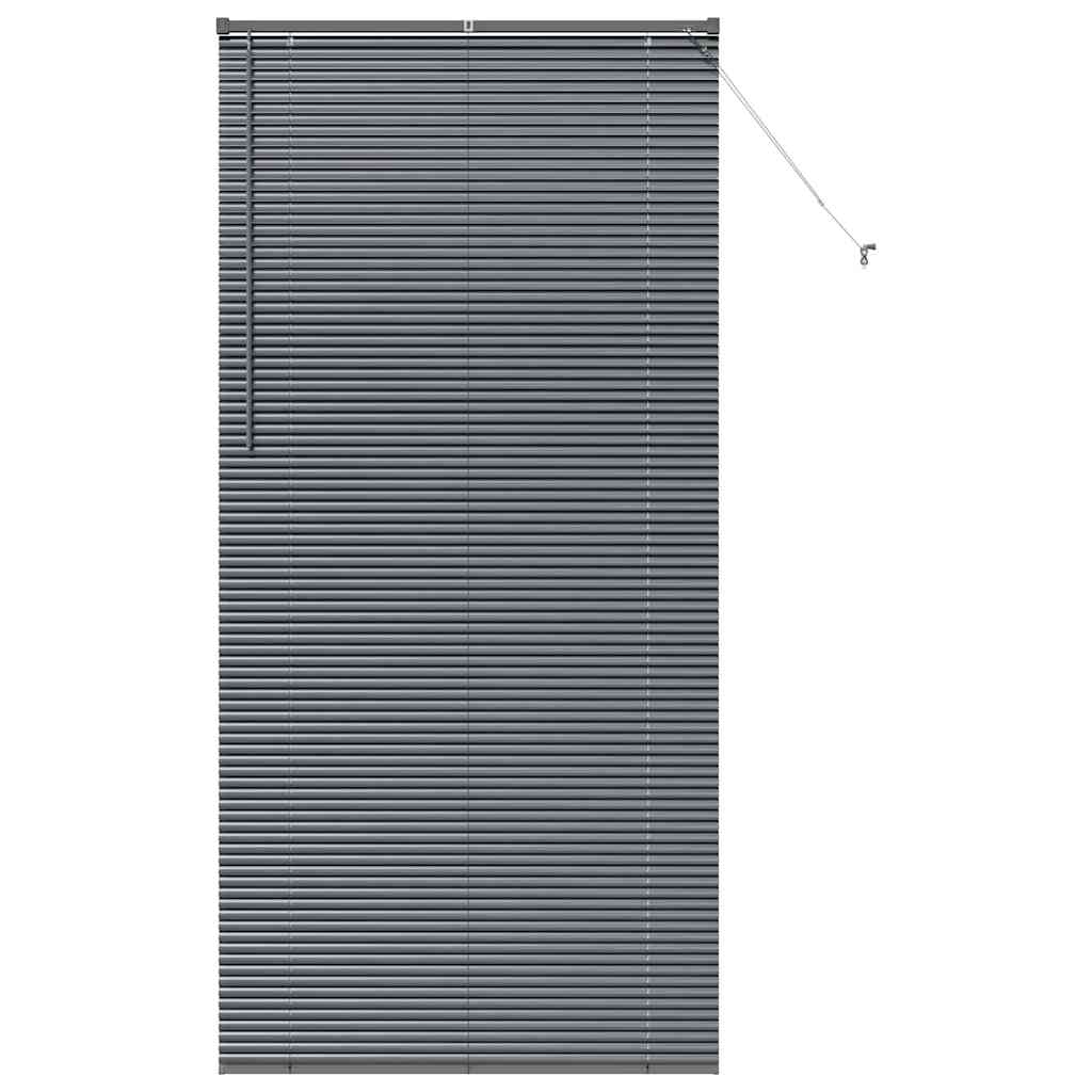 Venecijanski zastore Tamno siva 220 x 105 cm Aluminij