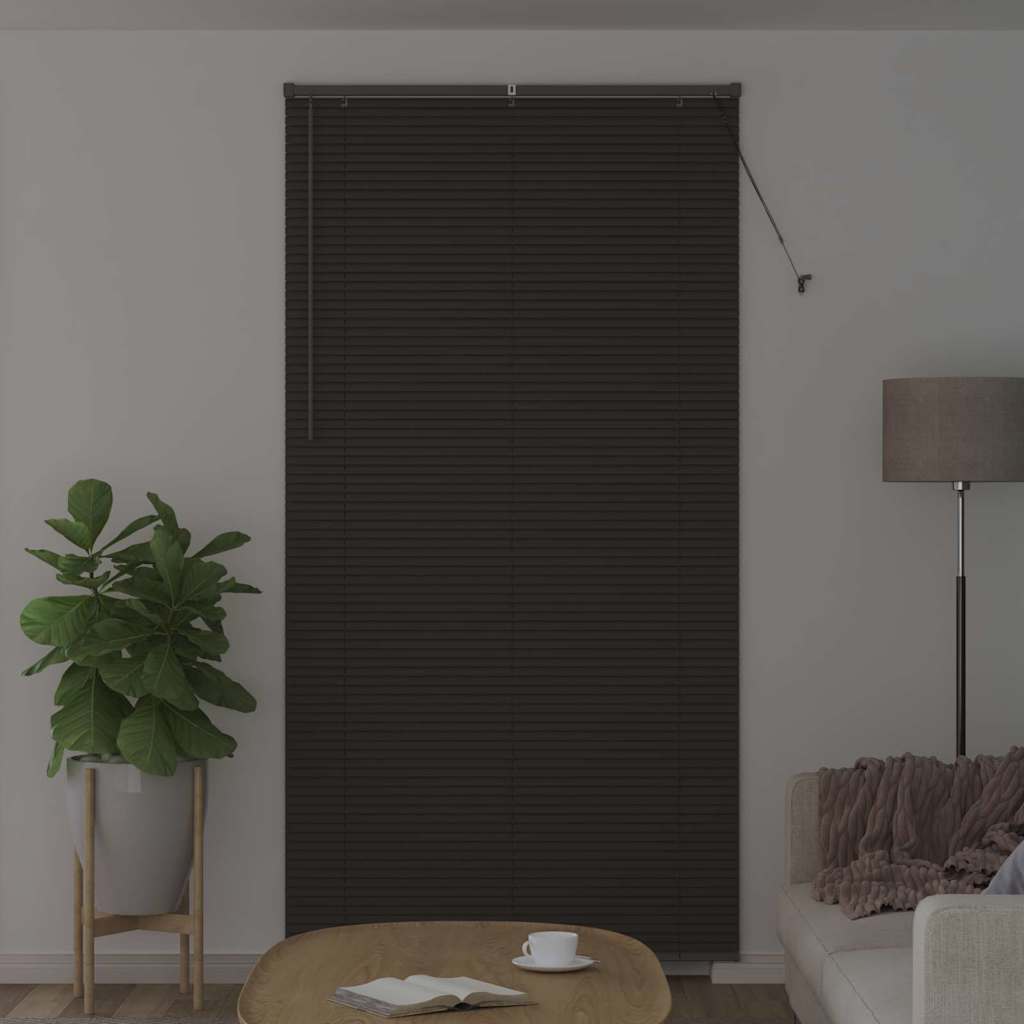 Venecijanski zastore Tamno siva 220 x 110 cm Aluminij