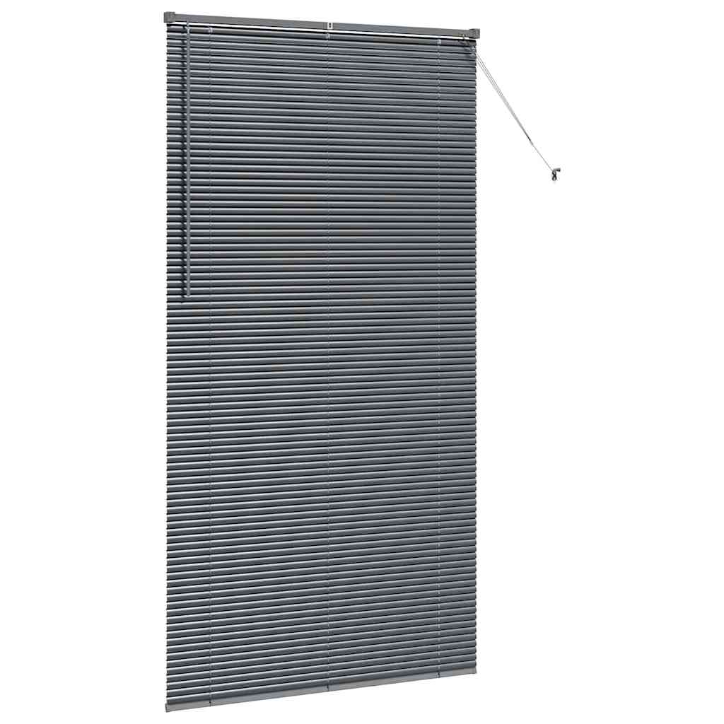Venecijanski zastore Tamno siva 220 x 120 cm Aluminij