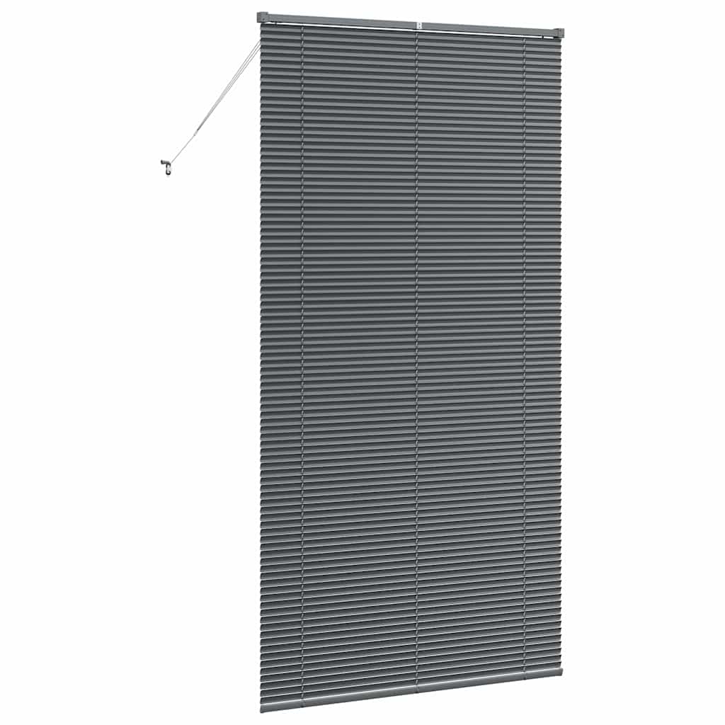 Venecijanski zastore Tamno siva 220 x 120 cm Aluminij