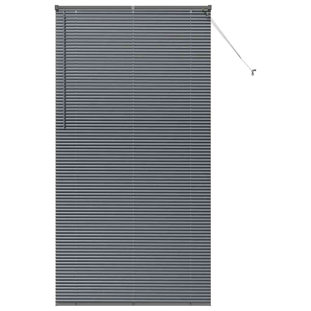 Venecijanski zastore Tamno siva 220 x 120 cm Aluminij