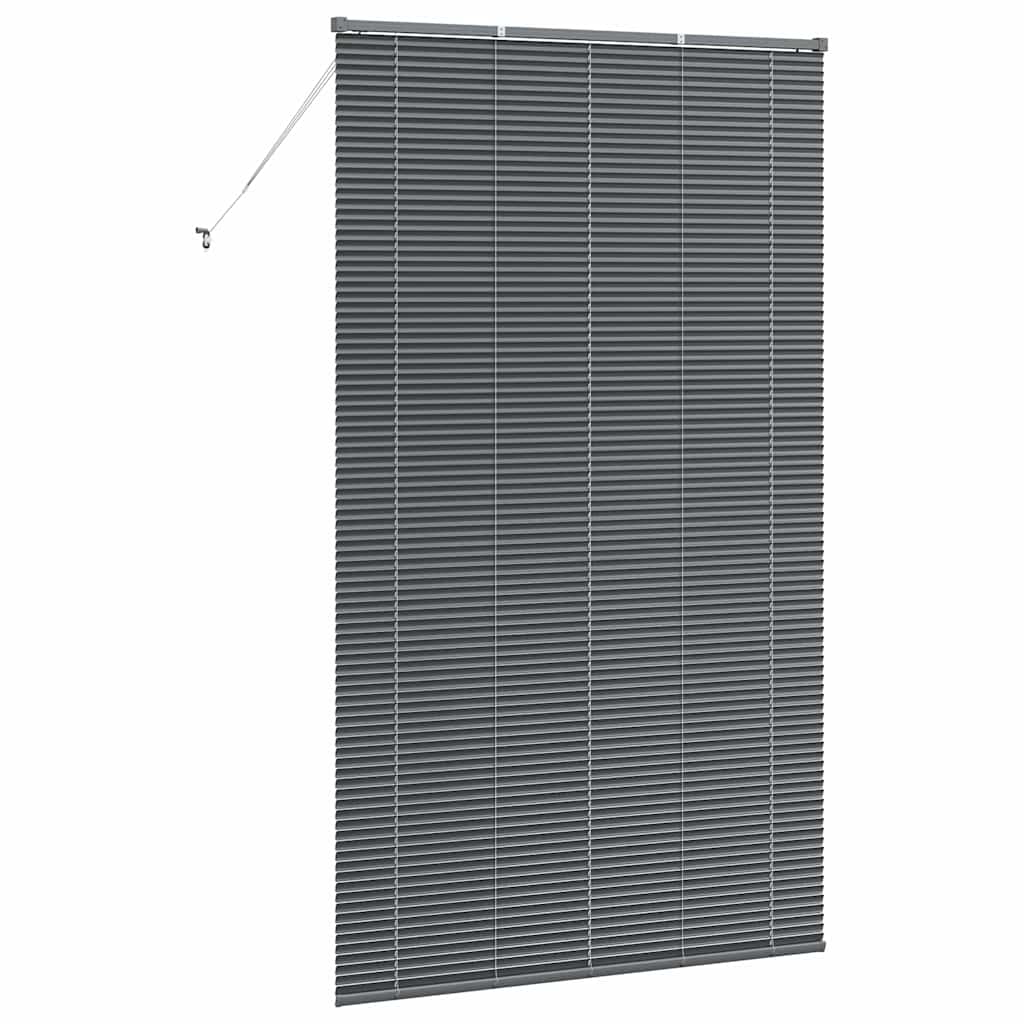 Venecijanski zastore Tamno siva 220 x 130 cm Aluminij