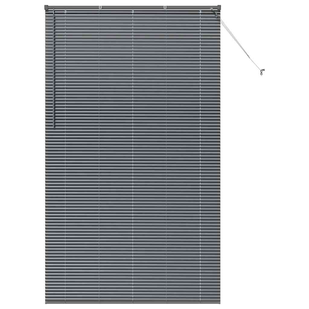 Venecijanski zastore Tamno siva 220 x 135 cm Aluminij