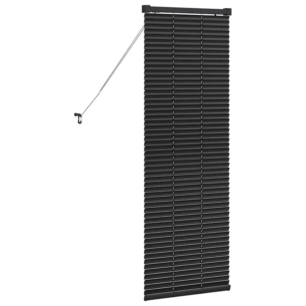 Venecijanski zastore Crna 130 x 45 cm Aluminij