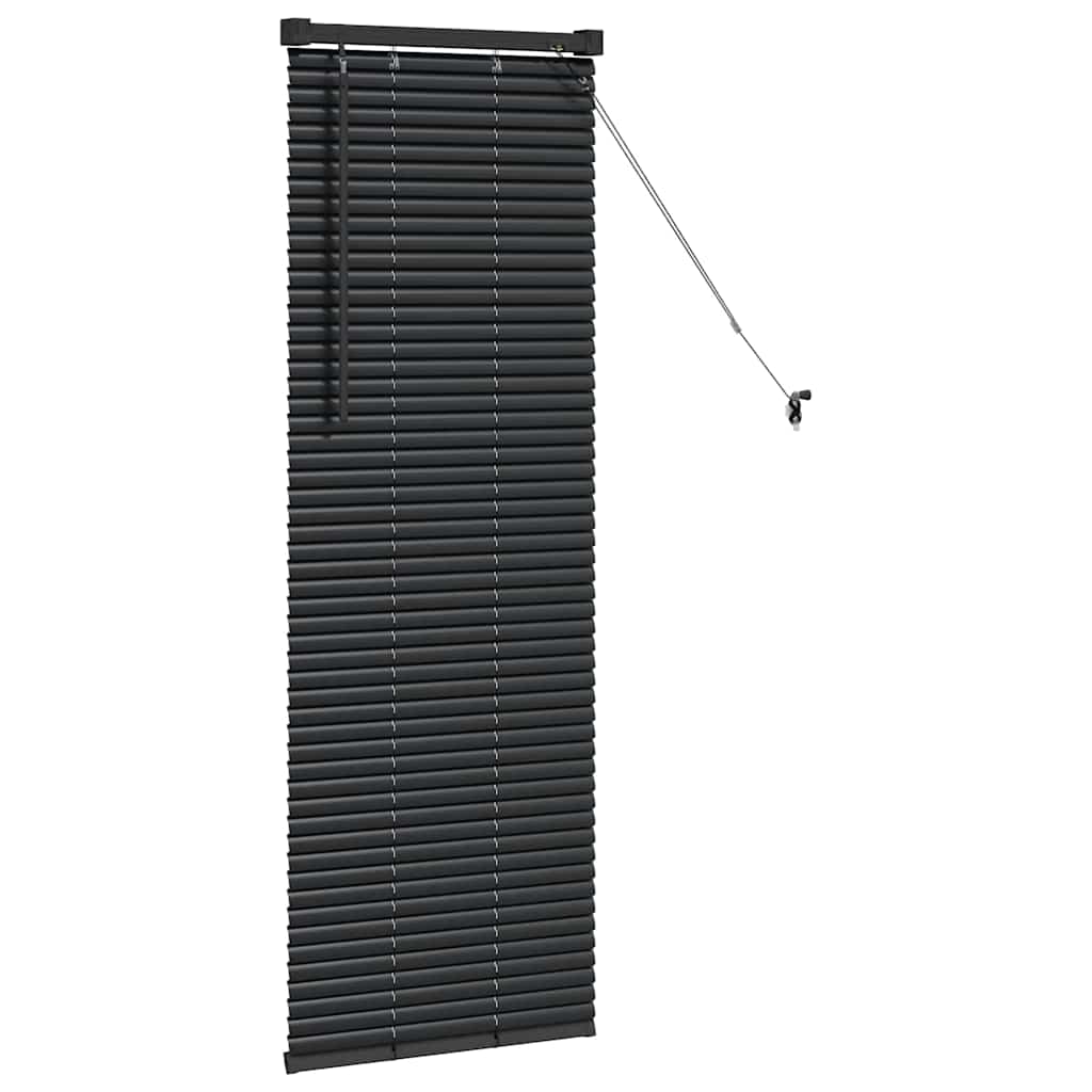 Venecijanski zastore Crna 130 x 55 cm Aluminij