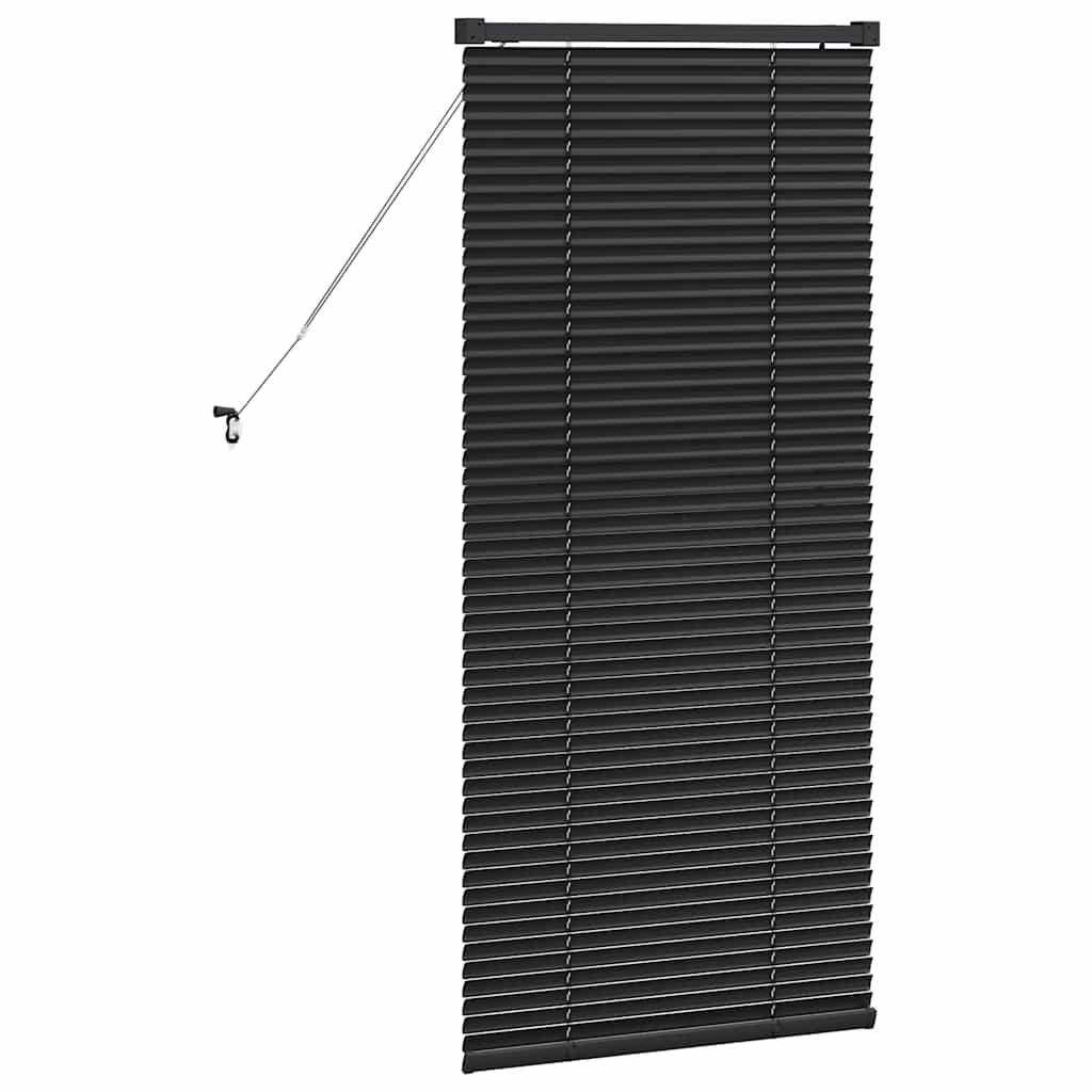 Venecijanski zastore Crna 60 x 2,5 x 130 cm Aluminij